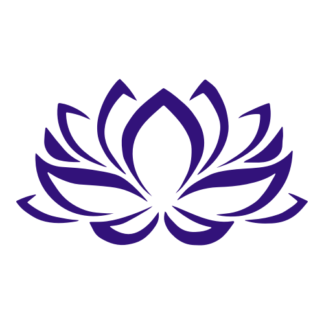 Lotus Flower Decal (Purple)